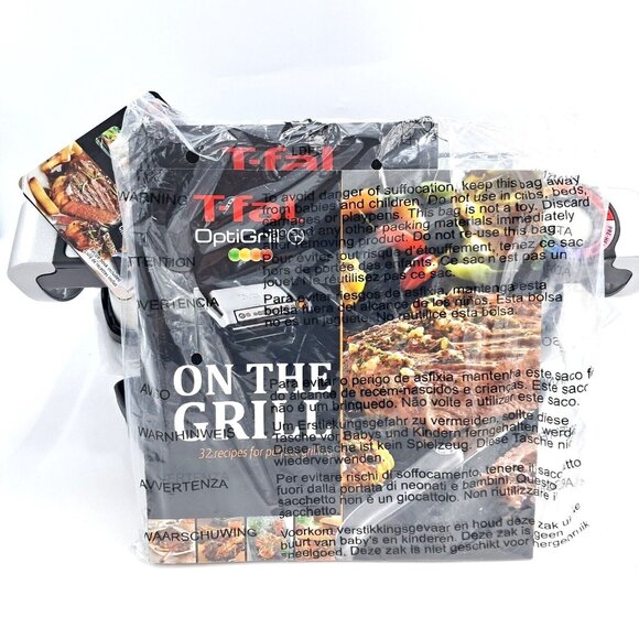 T-fal OptiGrill+ GC712D54 Smart Indoor Electric Grill Auto Sensor 1800W - Picture 3 of 12